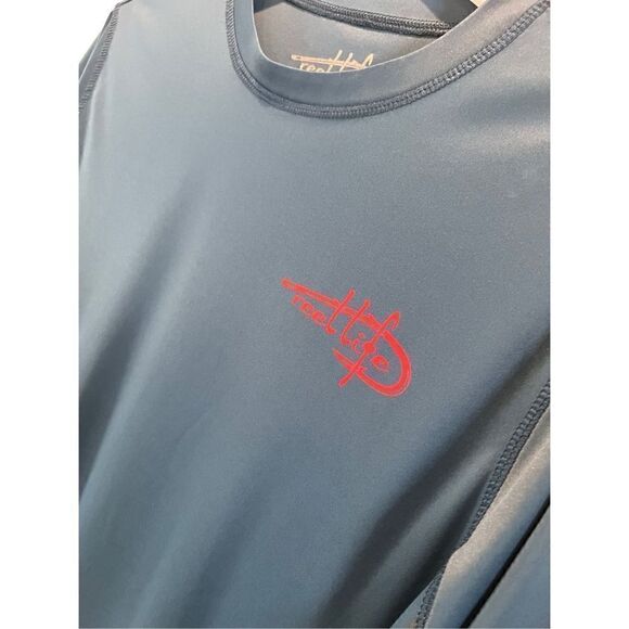 Reel Life blue long sleeve performance shirt shirt - M - 🙂3/$15 - Picture 6 of 7